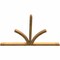 Ekena Millwork Richland Rough Sawn Timber Gable Bracket, Western Red Cedar, 108"W x 72"H x 4"D x 4"F, 16/12 Pitch GBW108X72X0404RIC00RWR - alternate 5